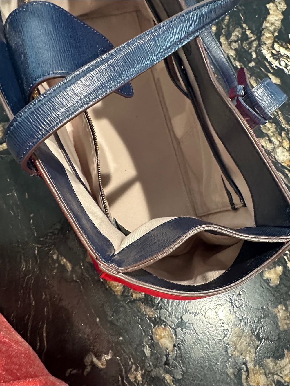 Ralph Lauren Red Leather Tote NWOT - Picture 11 of 12